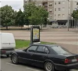 Mupi en av. Galicia, Cuatrovientos Mupi en av. Galicia, barrio de Cuatrovientos en Ponferrada